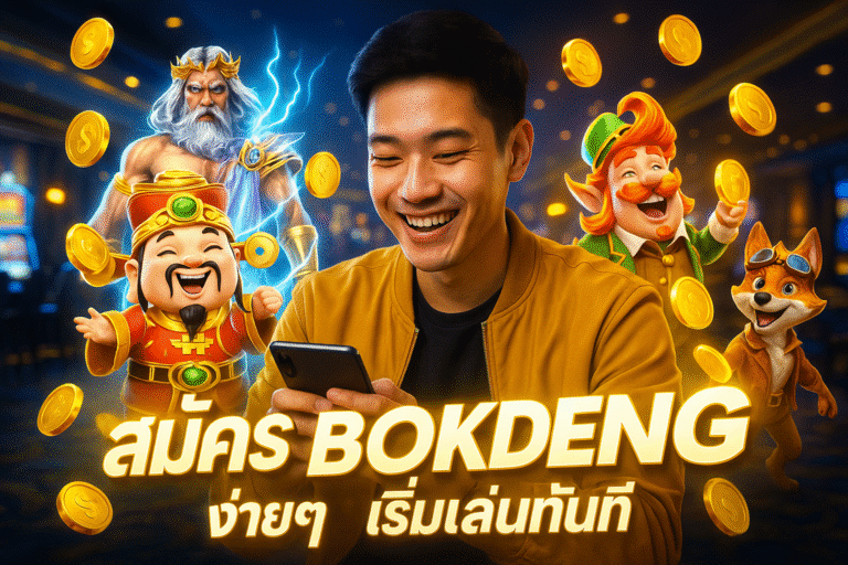 สมัคร BOKDENG ง่ายๆ เริ่มเล่นทันที