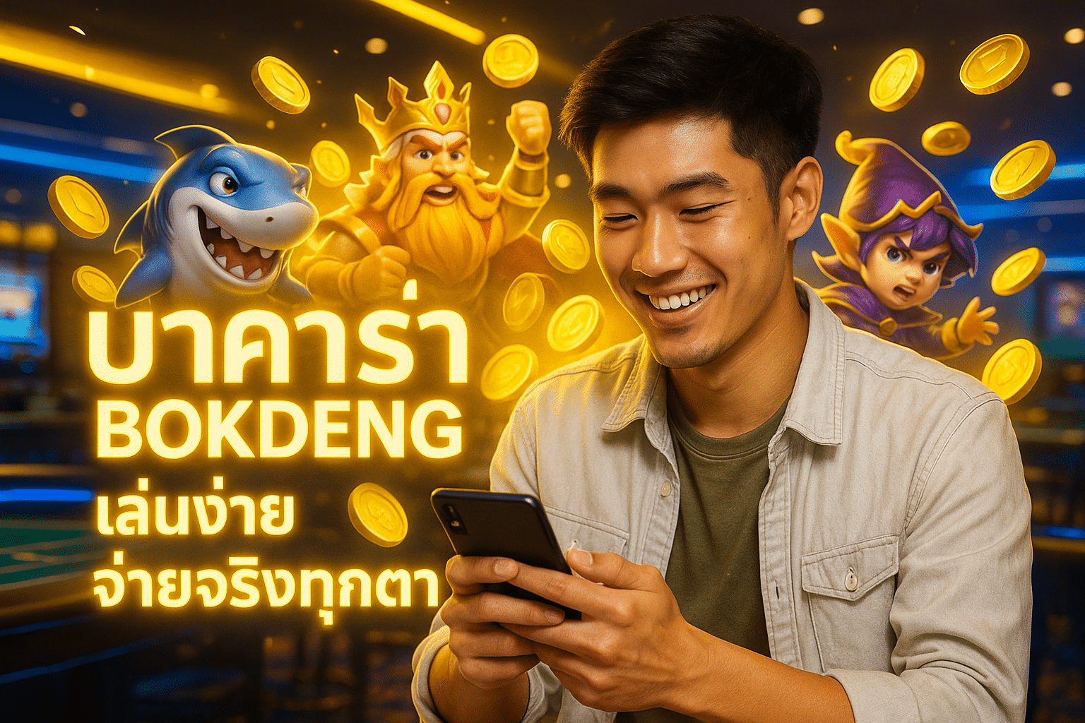 บาคาร่า BOKDENG เล่นง่าย จ่ายจริงทุกตา