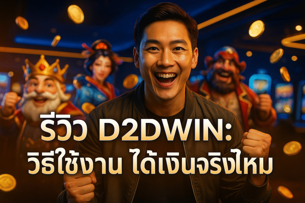 รีวิว D2DWIN: วิธีใช้งาน ได้เงินจริงไหม