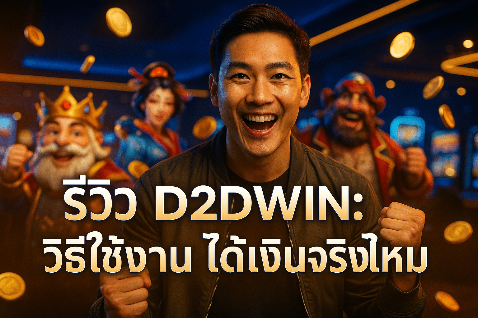 รีวิว D2DWIN: วิธีใช้งาน ได้เงินจริงไหม